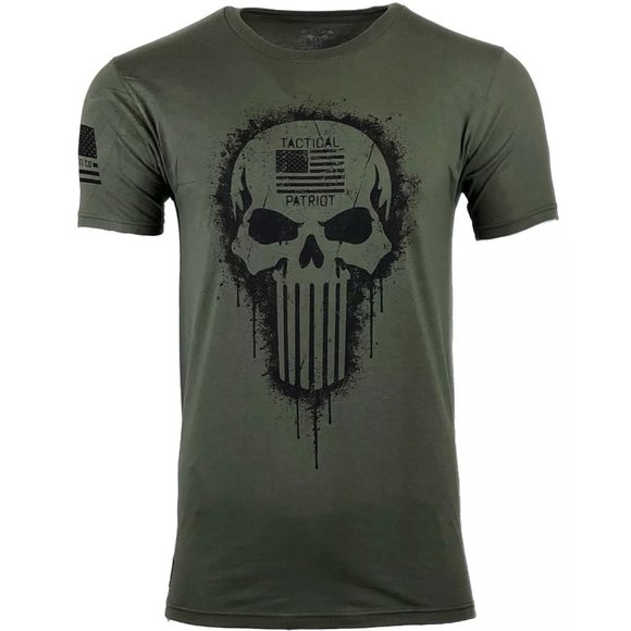 Howitzer Style Men's T-Shirt TACTICAL PATRIOT Gray - Picture 3 of 15